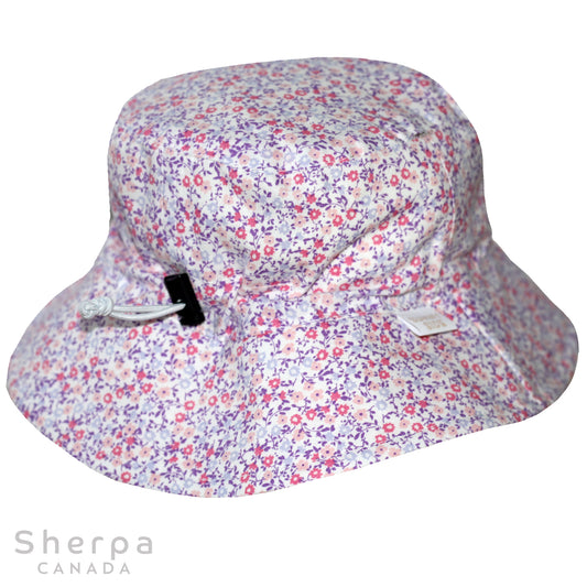 Chapeau Bucket - Mini Fleurs Lilas