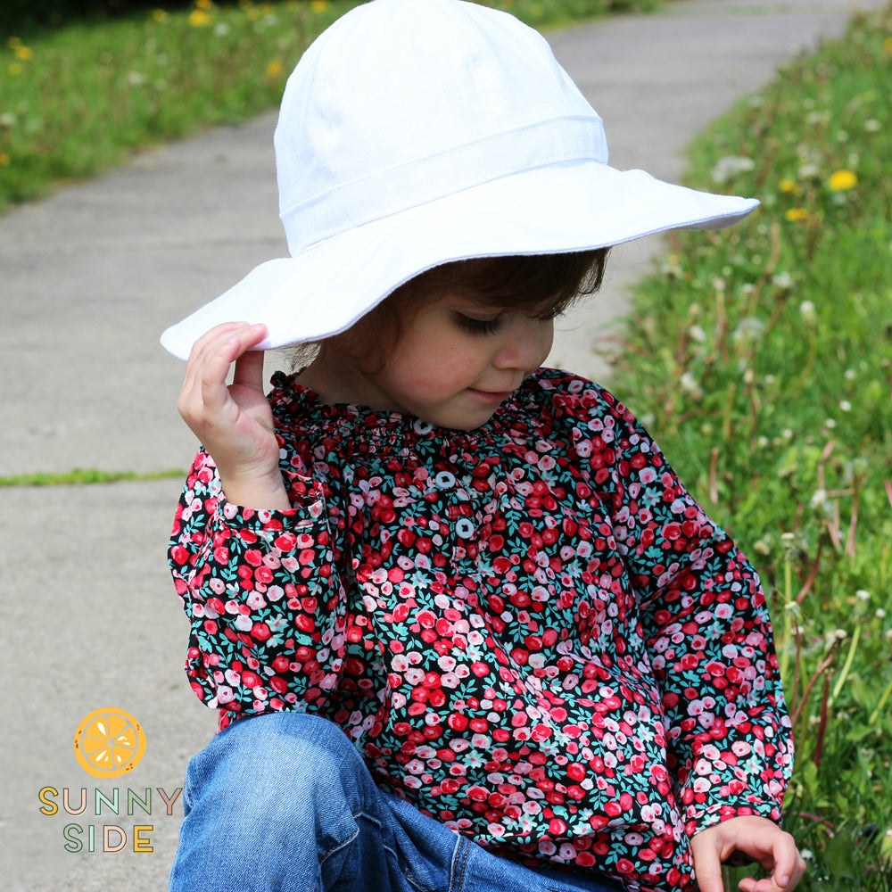 Chapeau St-Tropez - Fleurs Corail