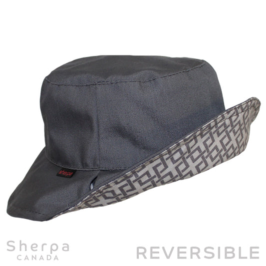 Chapeau Réversible - Gris-Chaîne