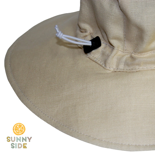 Chapeau St-Tropez - Lin Jaune Pâle