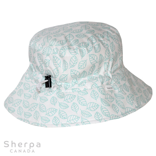 Chapeau Bucket - Feuilles Aqua