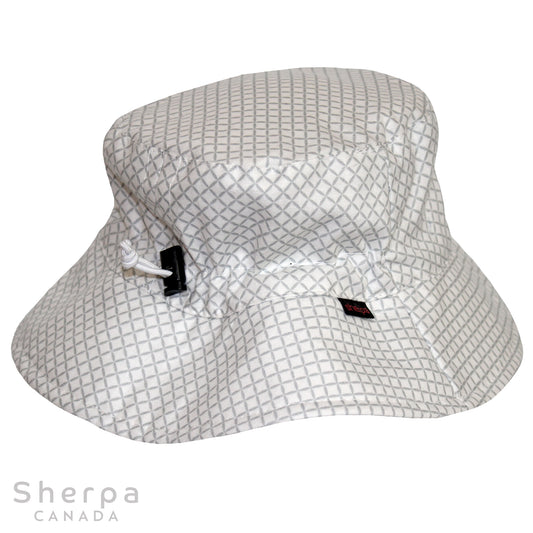Chapeau Bucket - Losange Blanc