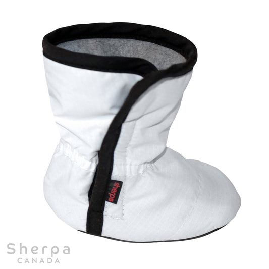 moki bottine mi-saison bébé baby booties blanc