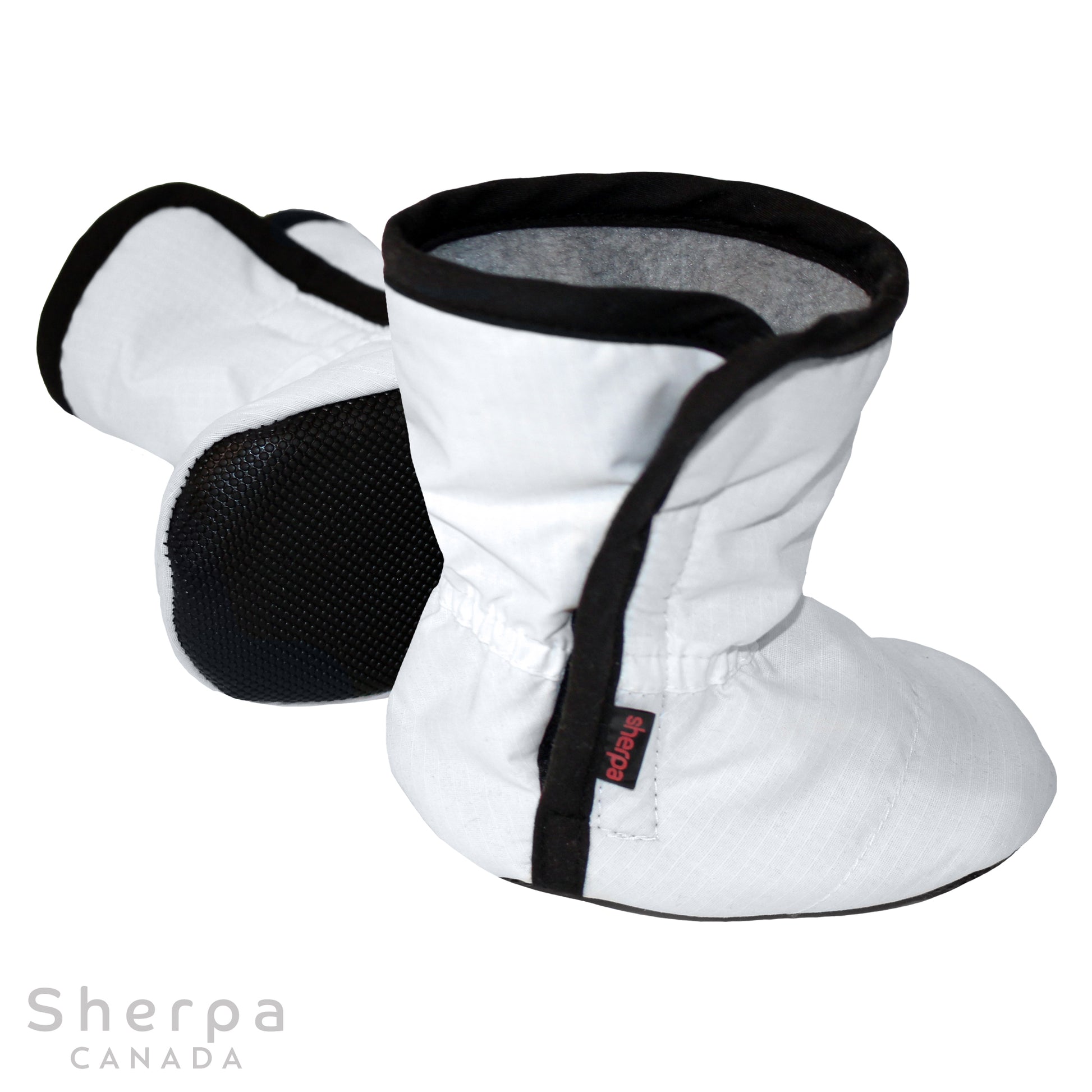 moki bottine mi-saison bébé baby booties blanc avec semelle anti-dérapante