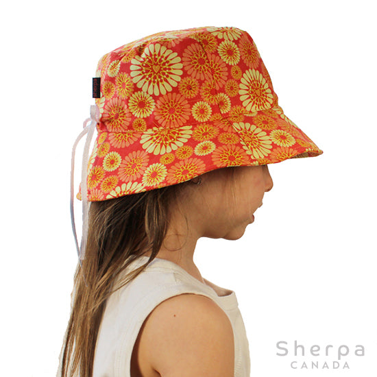 Bucket Hat - Coral Sun