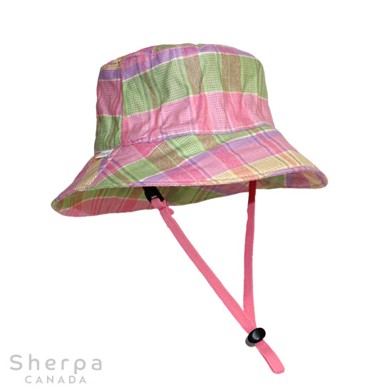 Bucket Hat - Pink Plaid