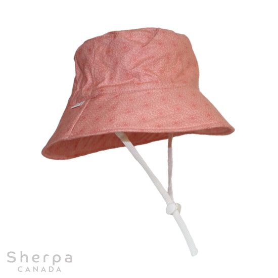 Bucket Hat - Pink Print 0-3 months