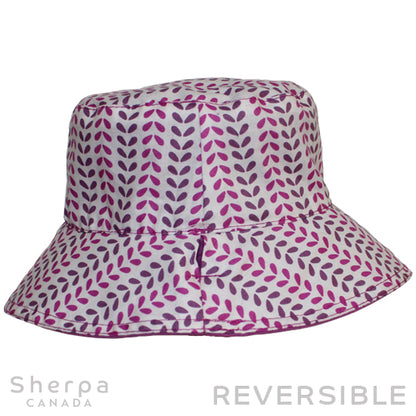 Reversible Hat - Fuschia-Drops