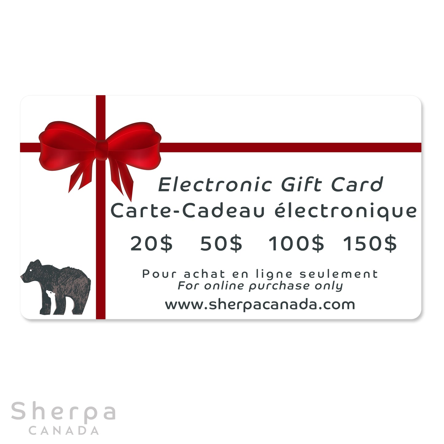 Carte-Cadeau Électronique