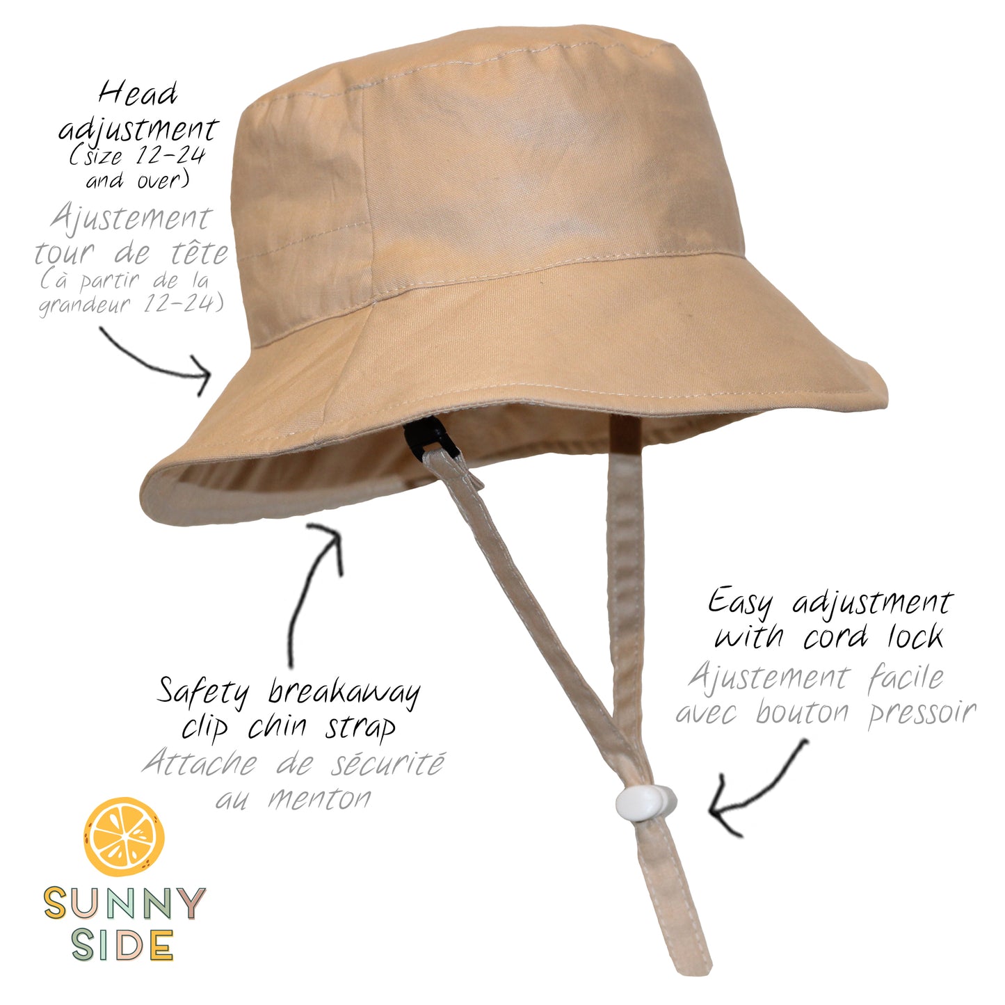 Bucket hat : offers UPF 50+ sun protection